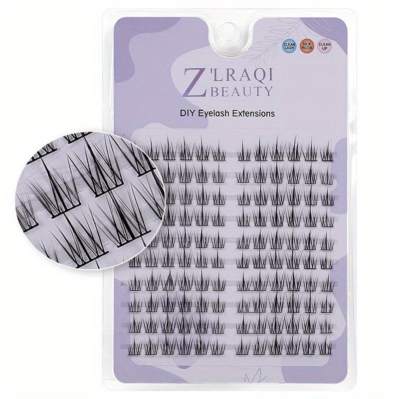 Sunflower Wheat Style False Eyelashes Set 10 Rows Easy to Use