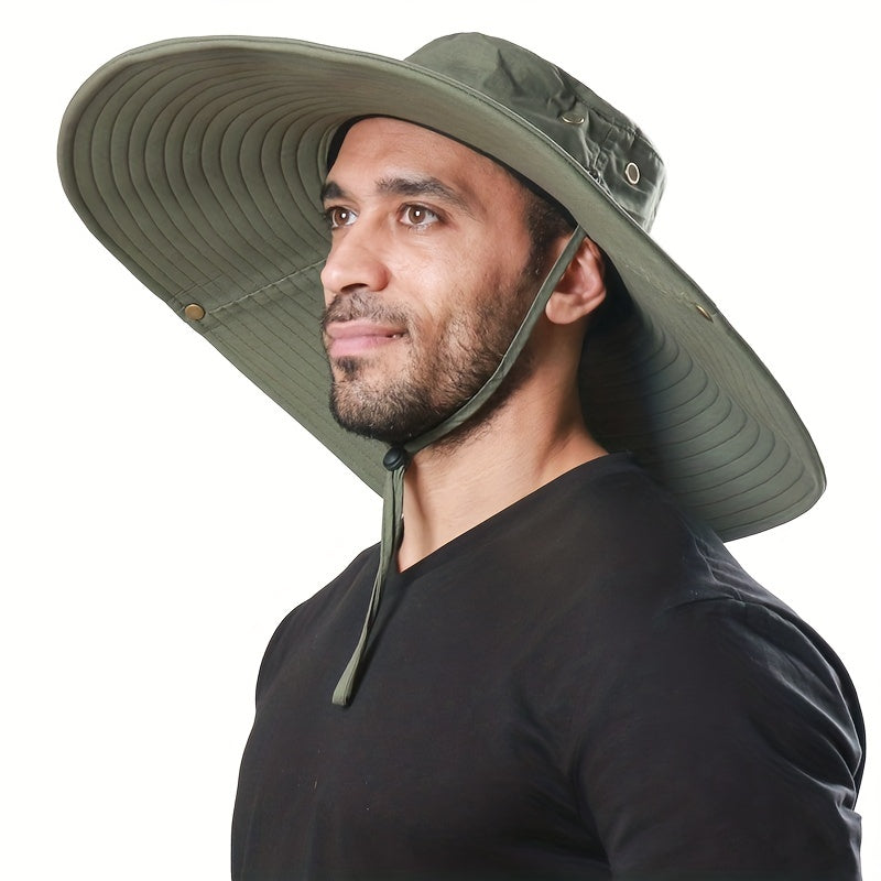 Oversized Brim Bucket Hat Outdoor Sun Protection Summer Hiking Sand