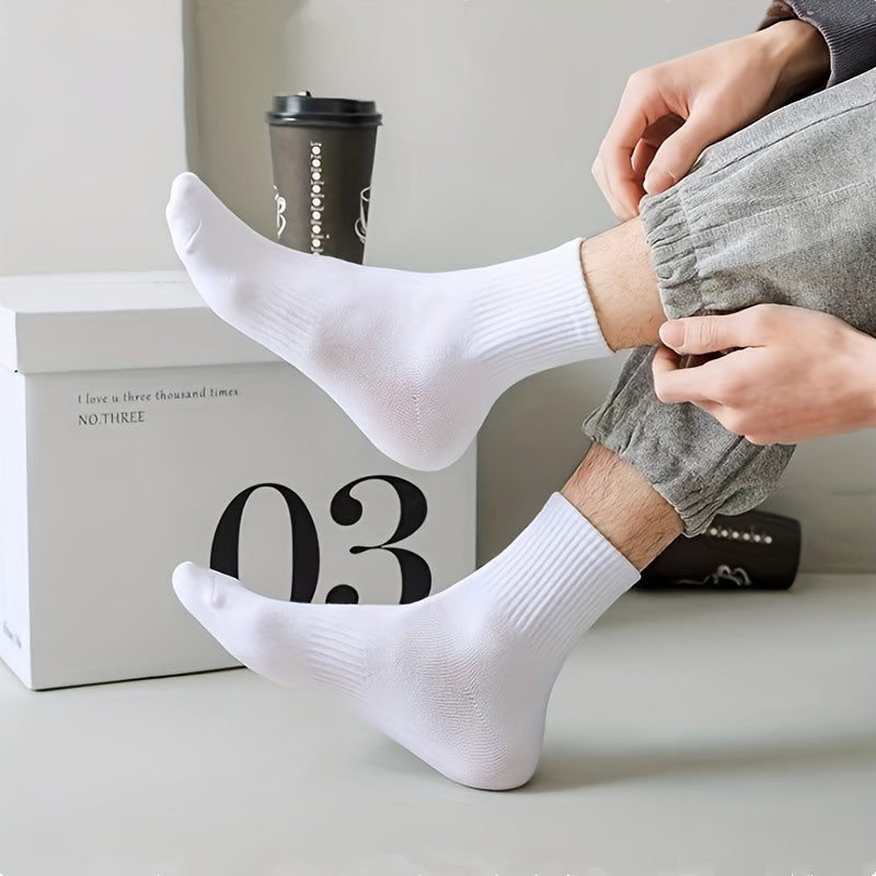 5 Pairs Unisex Comfortable High Soft Breathable Socks