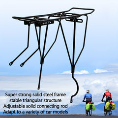Universal Steel Bicycle Rear Rack Luggage Rack Bike Seatpost Bag Rack
