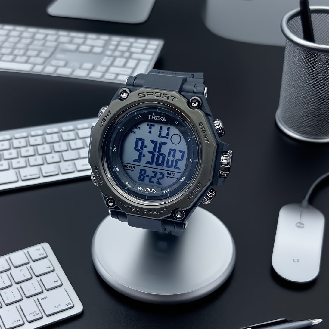 Boys' Student Wristwatch 8-18 Years Waterproof Alarm Clock