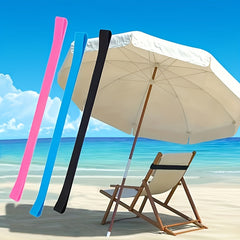 6pcs Silicone Towel Bands for Beach Chair - Windproof Beach Towel Clip Bands