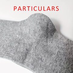 5 Pairs Solid Cotton Sports Socks Thickened Sweat Absorbing