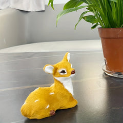 Mini Deer Decoration Simulation Animal Model Children's Toy
