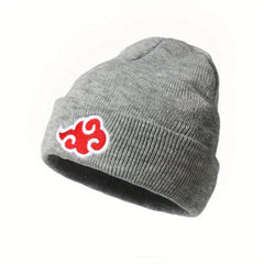 Anime Auspicious Cloud Embroidery Knitted Beanie Men's Cloud Beanie