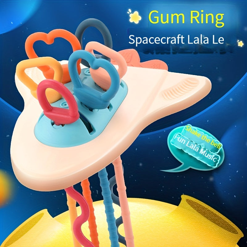 Silicone Baby Spaceship Toys - Fun Sound for Kids