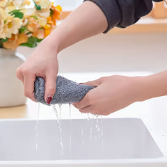 5pcs Microfiber Dish Towels Double Sided Absorbent Dish Cloths