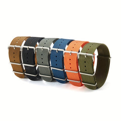 Nylon Watch Strap 18mm 20mm 22mm Stainless Steel Buckle