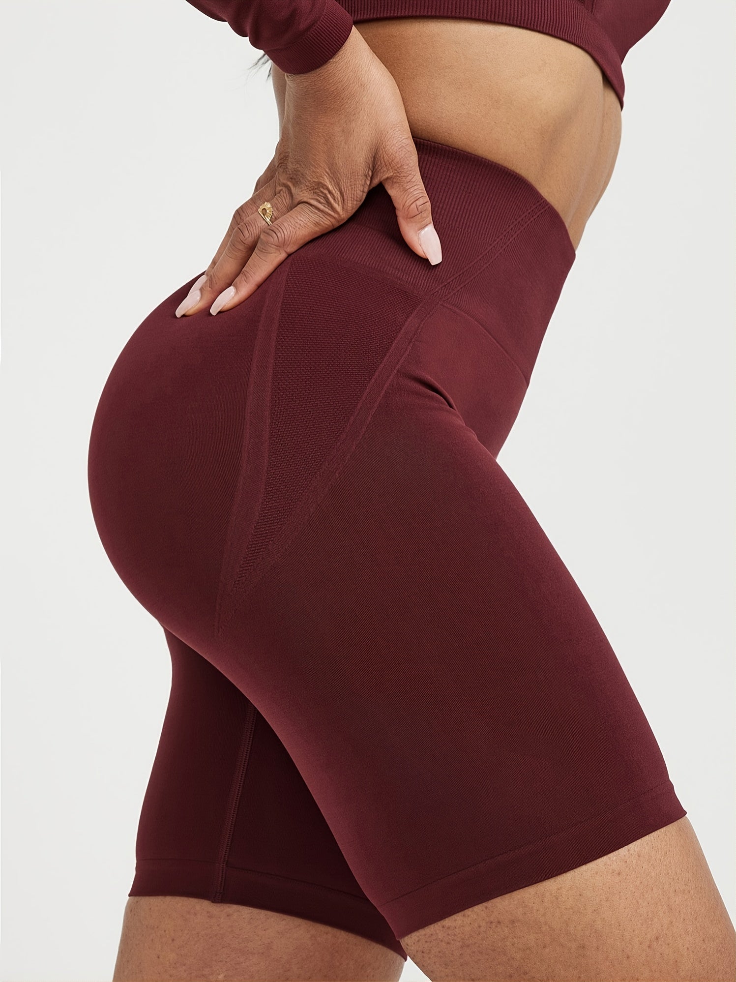 Women's Seamless Biker Shorts High Waist Workout Fitness Shorts