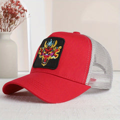Men's Embroidered Baseball Cap Sunshade Trucker Hat