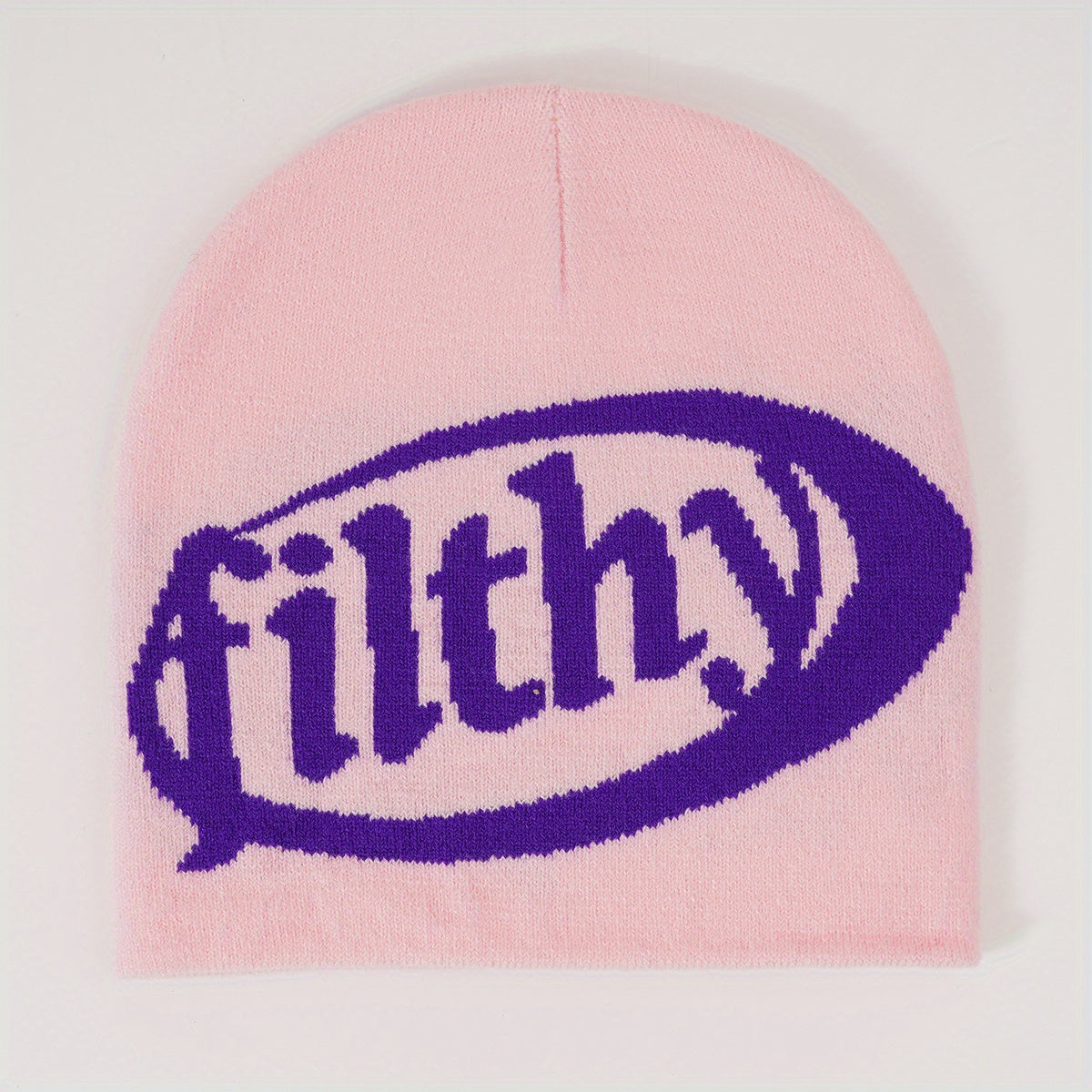 American Retro Couple Style Embroidery Knitted Coldproof Hat Autumn Winter Beani