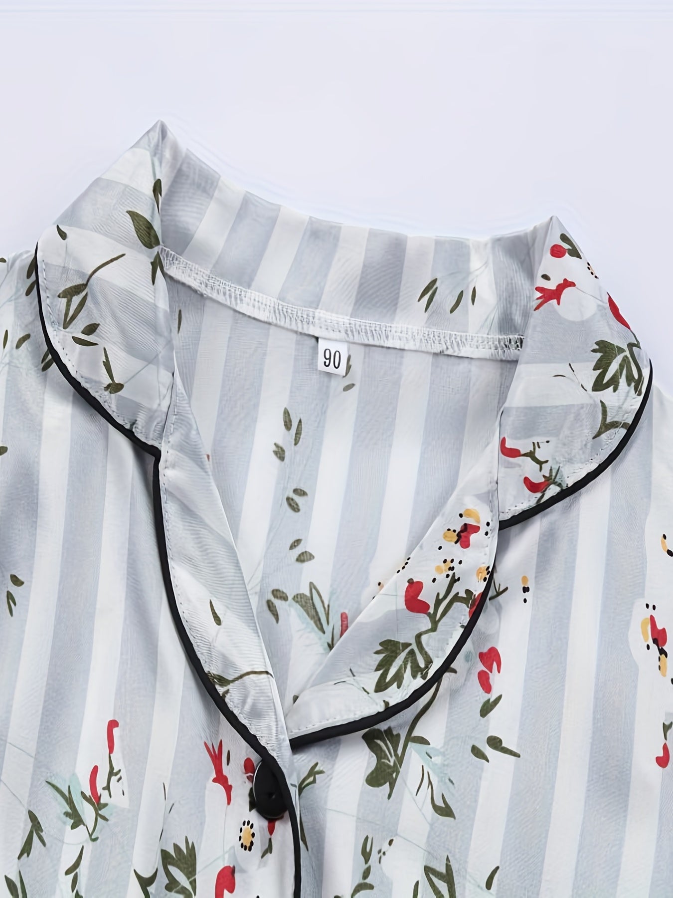 Kids Satin Pajamas Sets Girls Boys Button Down Pjs Short Sleeve Nightwear