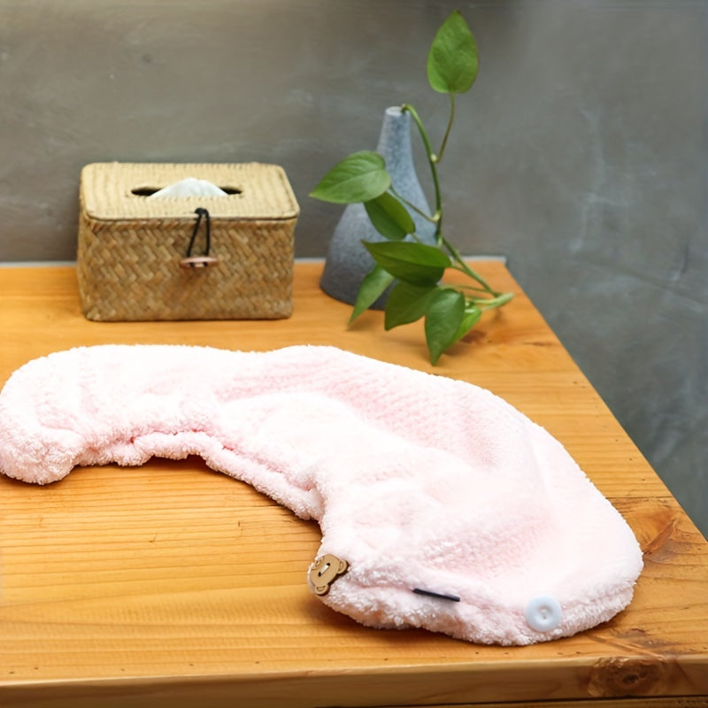 Quick Drying Hair Towel Wrap Soft Absorbent Hair Cap