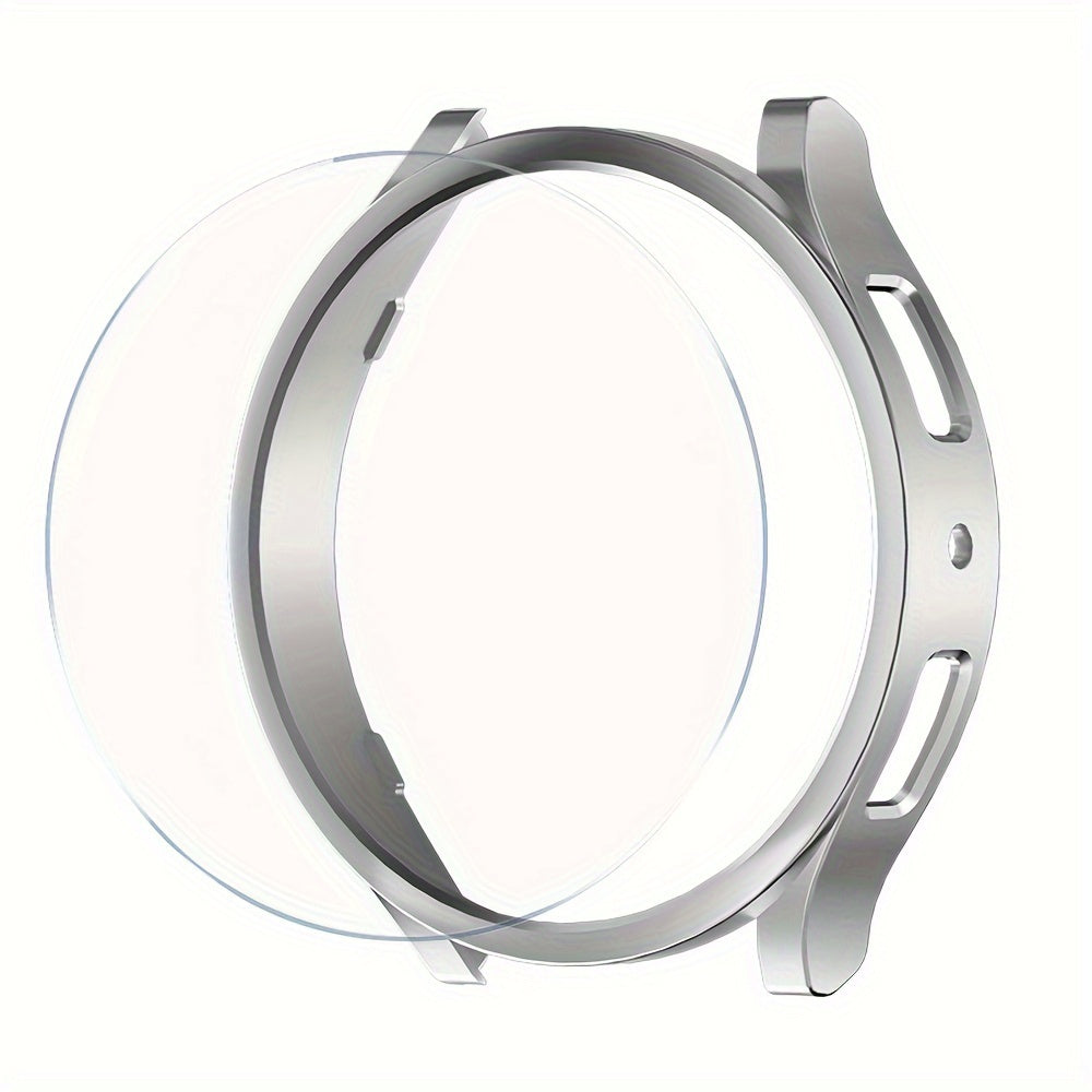 Galaxy Watch 6 Glass Case 40mm 44mm PC Frame Bumper Cover