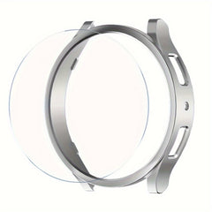 Galaxy Watch 6 Glass Case 40mm 44mm PC Frame Bumper Cover