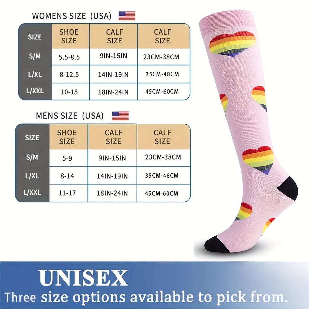 6 Pairs Copper Compression Socks Men Women Improve Circulation Reduce Swelling