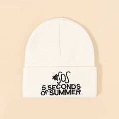 Embroidery Letter Knit Hat Woolen Hat Hip hop Cap Unisex