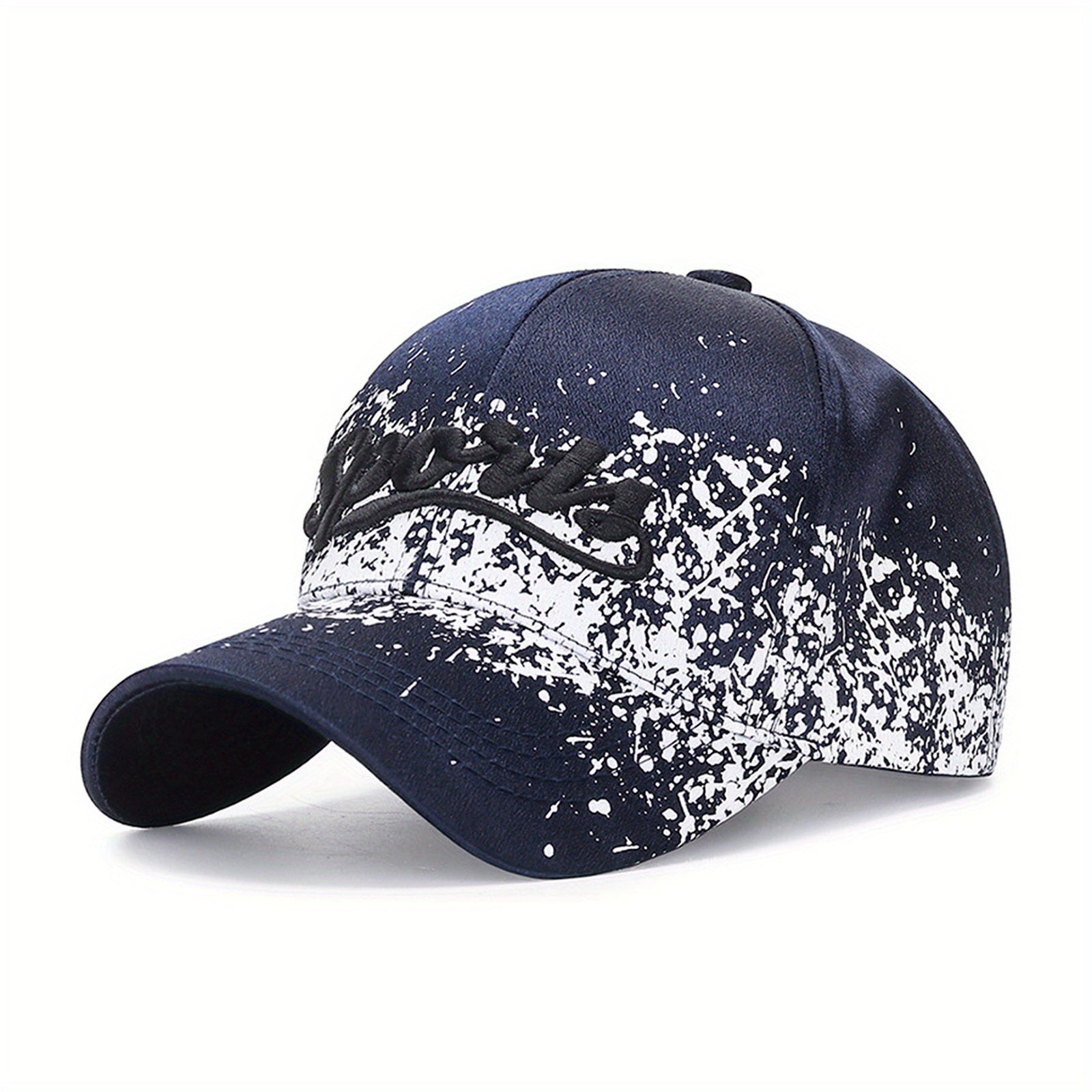 Ink Dot Print Baseball Cap Men Women