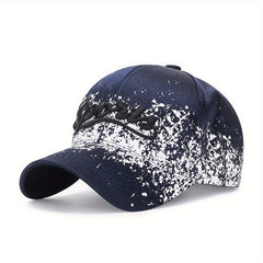 Ink Dot Print Baseball Cap Men Women