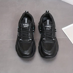 Thick Bottom Shock Absorption Chunky Sneakers Lightweight Comfort Dad Shoes