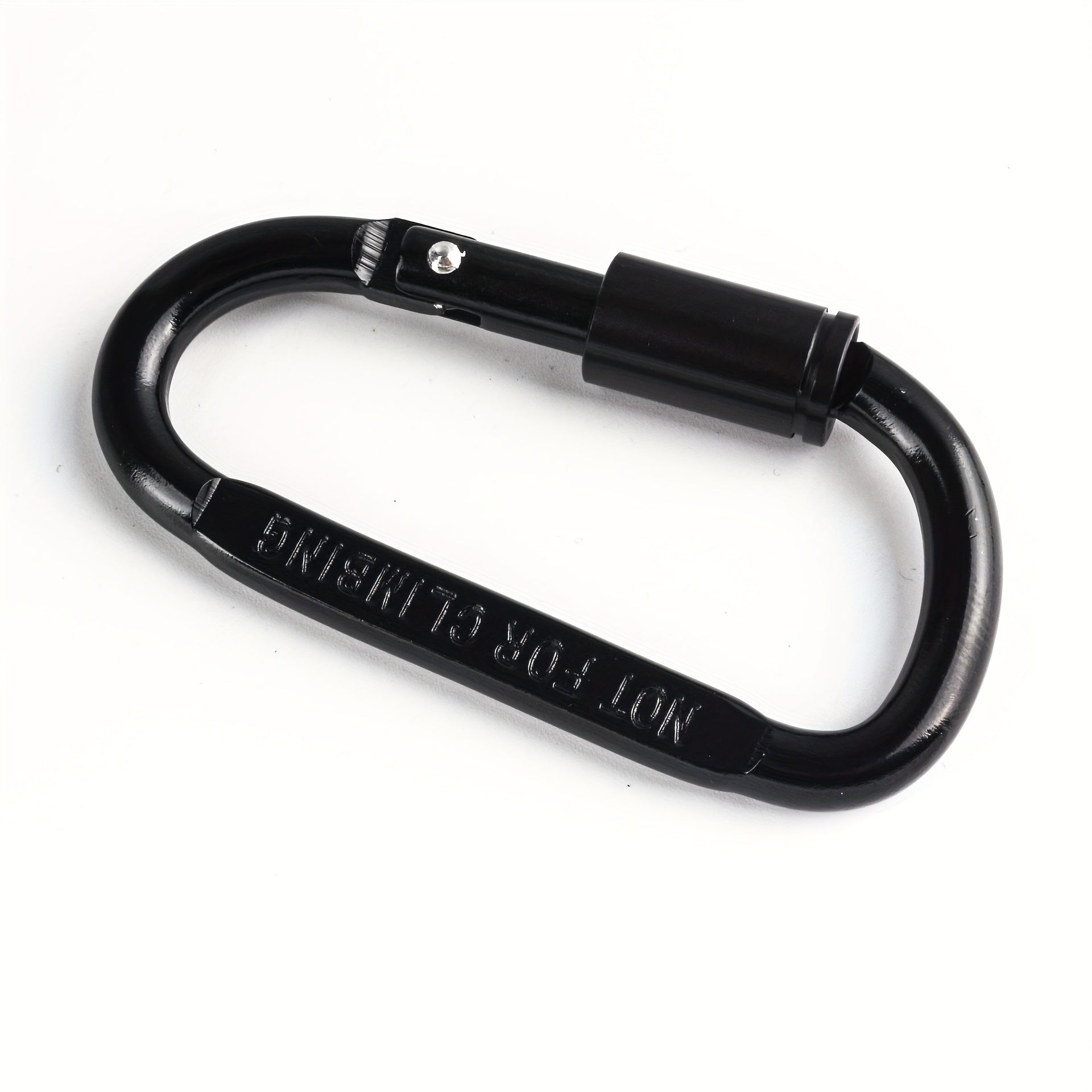 Outdoor Carabiner Aluminum D-ring Keychain for Camping