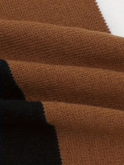 Colorblock Off Shoulder Jumper