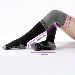 Women's Non-slip Over the Knee Thigh High Socks for Yoga
