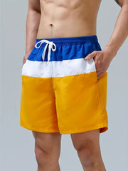 Men's Casual Block Shorts for Summer