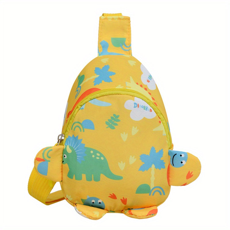 Kids Dinosaur Chest Bag Coin Purse Shoulder Bag Daypack