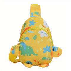 Kids Dinosaur Chest Bag Coin Purse Shoulder Bag Daypack
