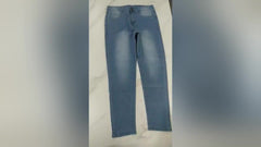 Men's Distressed Slim Fit Jeans Casual Street Style Denim Pants