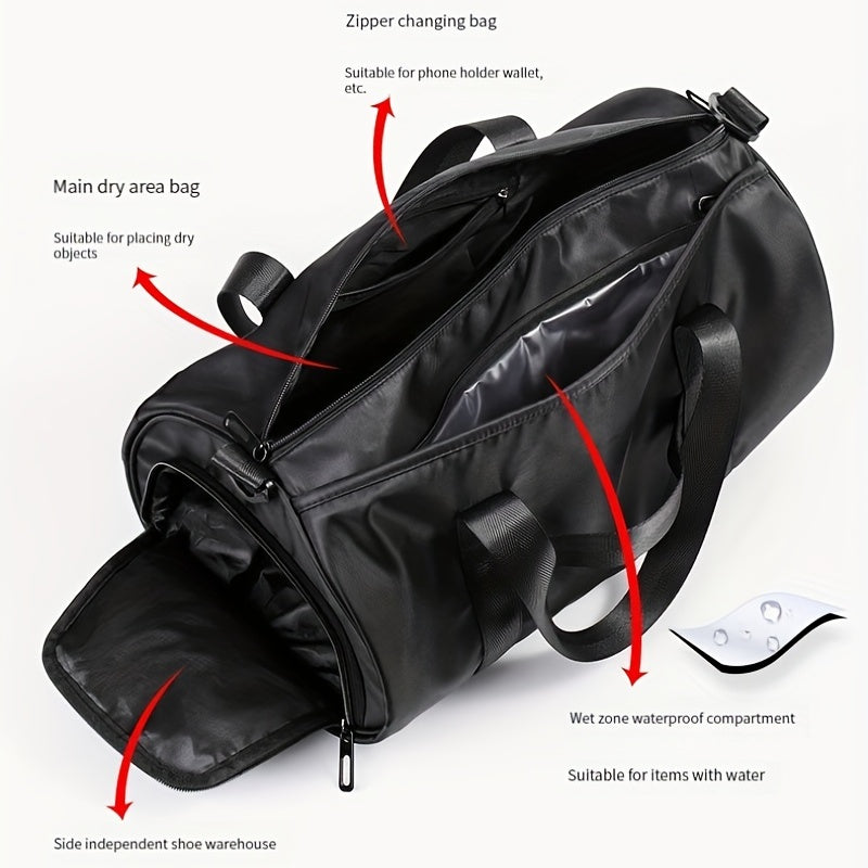 Waterproof Fitness Bag Basketball Clothing Storage Travel Duffle Bag