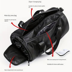 Waterproof Fitness Bag Basketball Clothing Storage Travel Duffle Bag