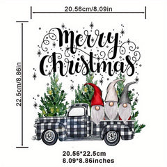 Festive Christmas Tree Iron-On Transfer For DIY Clothing
