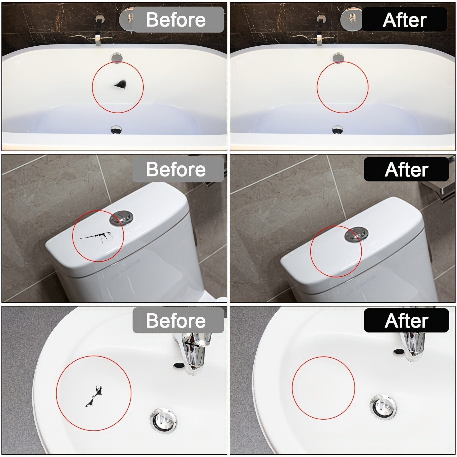 Countertop Repair Kit: Granite & Marble, Quartz, Corian - Epoxy