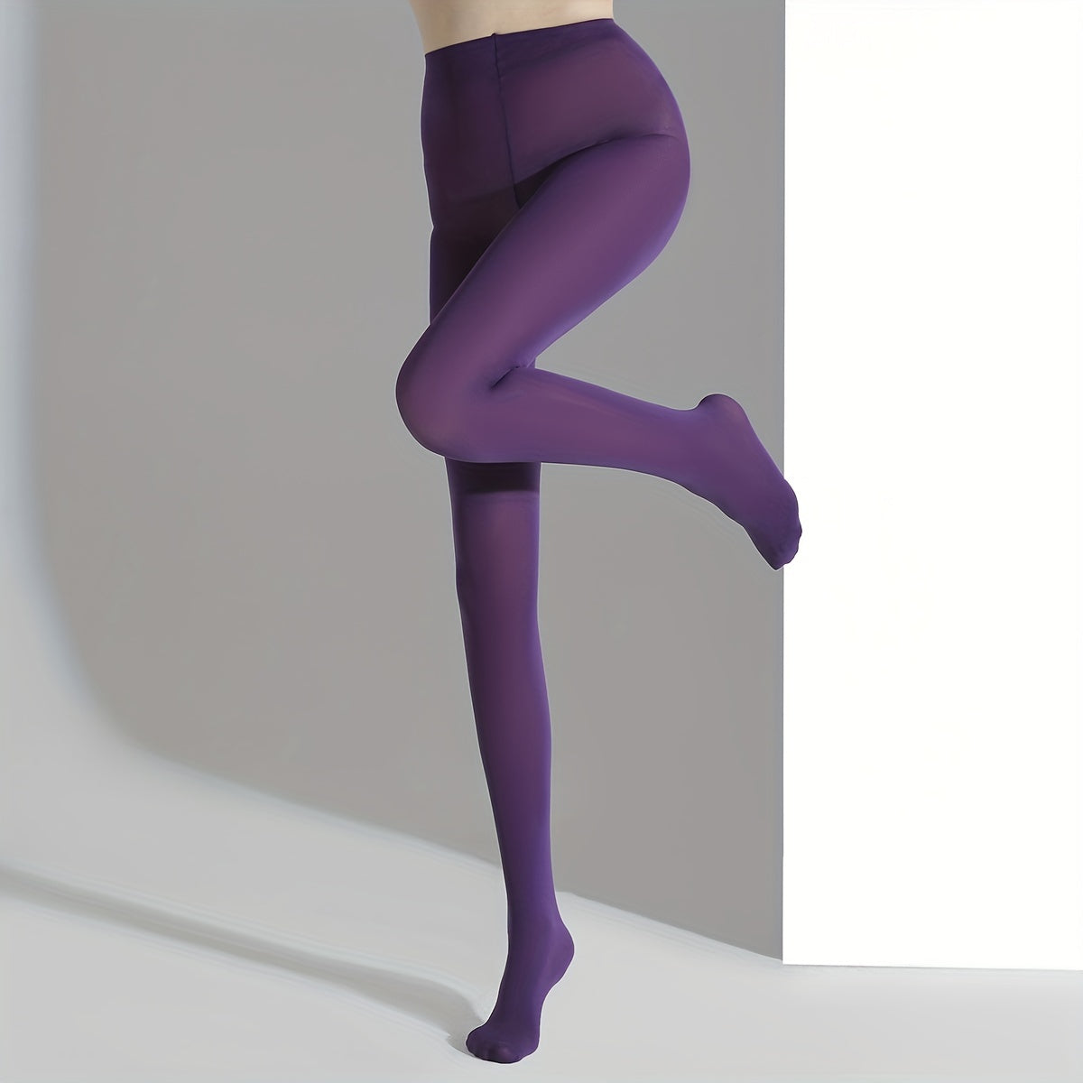 Seamless High Waist Footed Pantyhose Women's Stockings