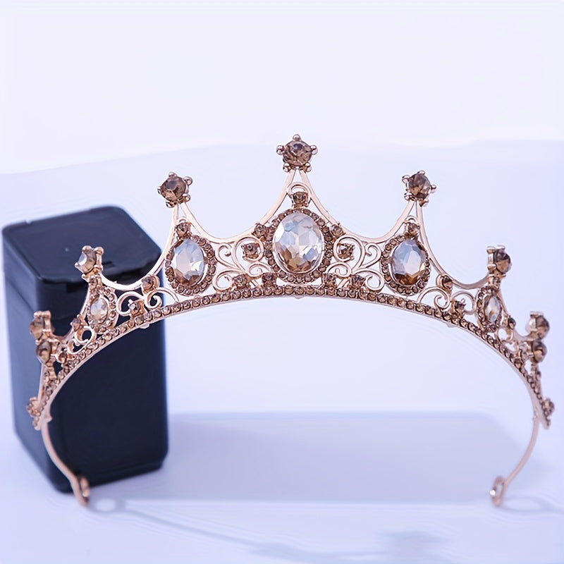 Girls Teen Charm Crown Headband Hair Accessories Birthday Party Gift Performance