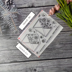 Flower Theme Stamp for DIY Hand Account Card Making