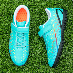Kids Soccer Cleats Non Slip Athletic Shoes for Outdoor Training