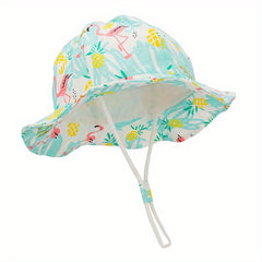 Flamingo Fisherman's Hat Sun Protection Bucket Hat
