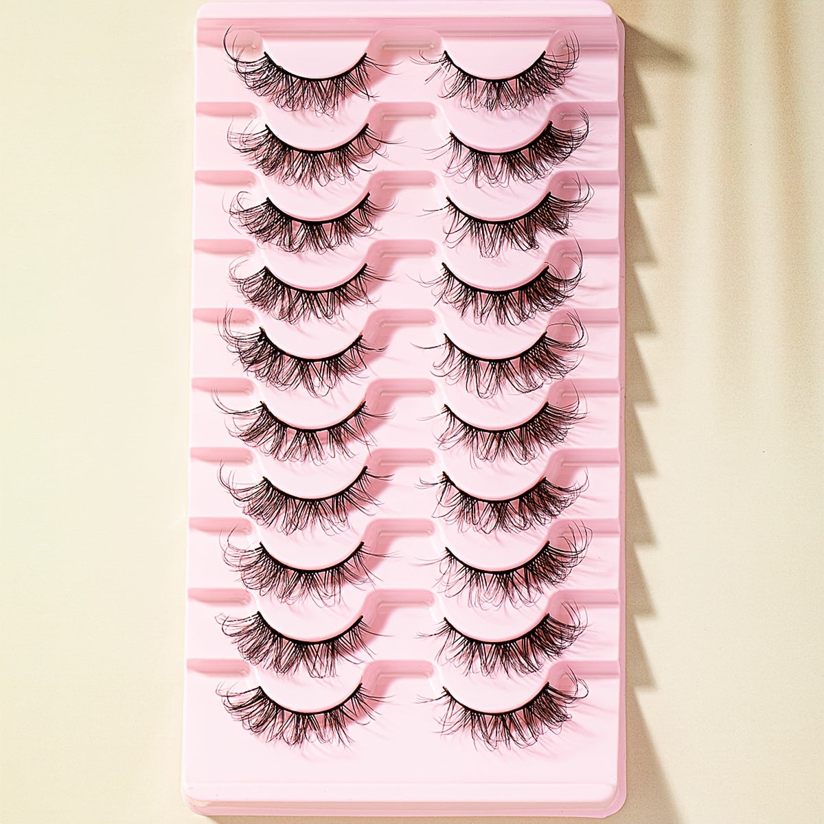 Cat Eyes 3D Faux Mink False Eyelashes Natural Fluffy Winged Extension
