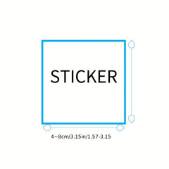50pcs Christmas Waterproof Decorative Graffiti Stickers