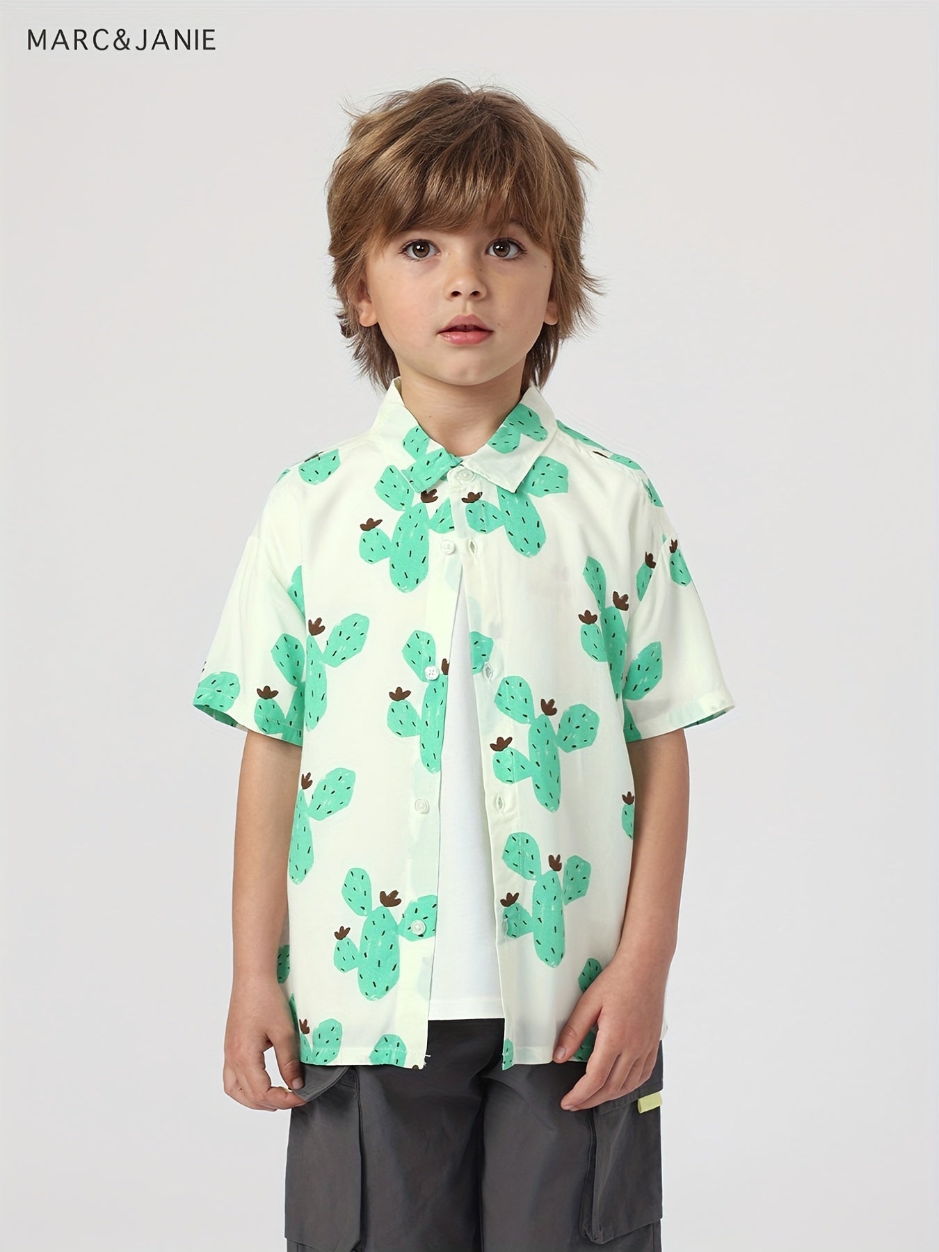 MARC&JANIE Boys Lightweight Mosquito-proof Shirt for Summer