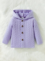 Baby Girls Hooded Coat Waterproof Jacket
