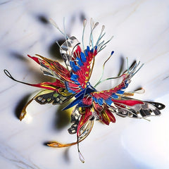 3D Metal Butterfly Mechanical Model Kit for Adults DIY Puzzle