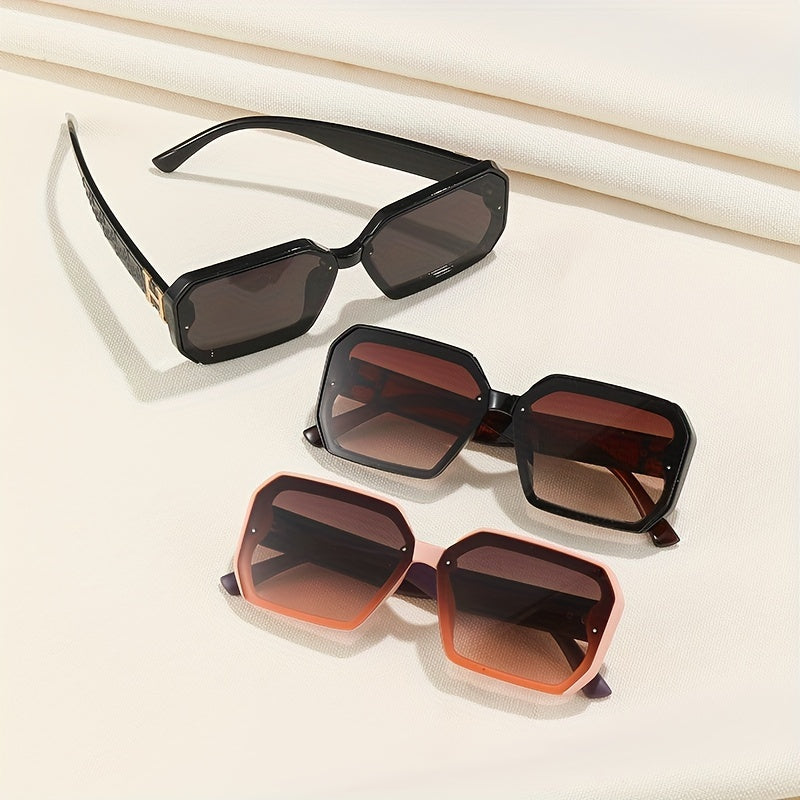 Large Square Sunglasses Anti Glare UV400 Sun Shades