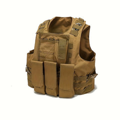 Adjustable Airsoft Vest 800D Oxford Cloth Training Vest Outdoor Safety