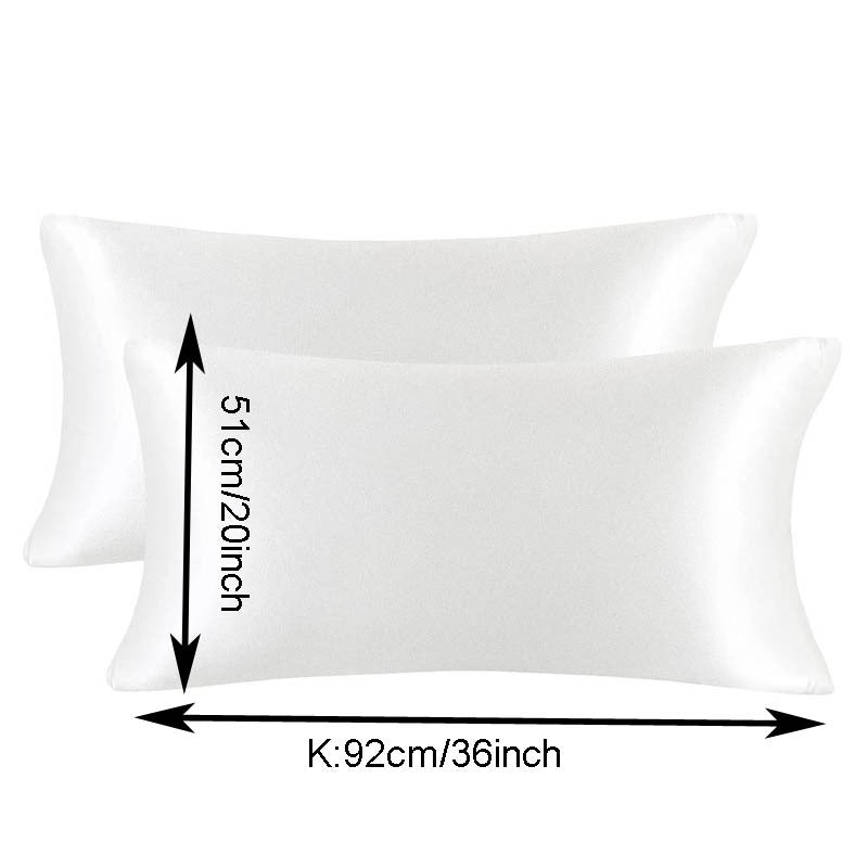 Satin Pillowcases For Hair And Skin - Envelop Closure - Standard Queen King Size
