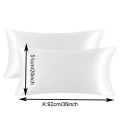 Satin Pillowcases For Hair And Skin - Envelop Closure - Standard Queen King Size