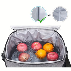Large Capacity Picnic Insulation Bag Portable Lunch Bag Thickened Oxford Cloth